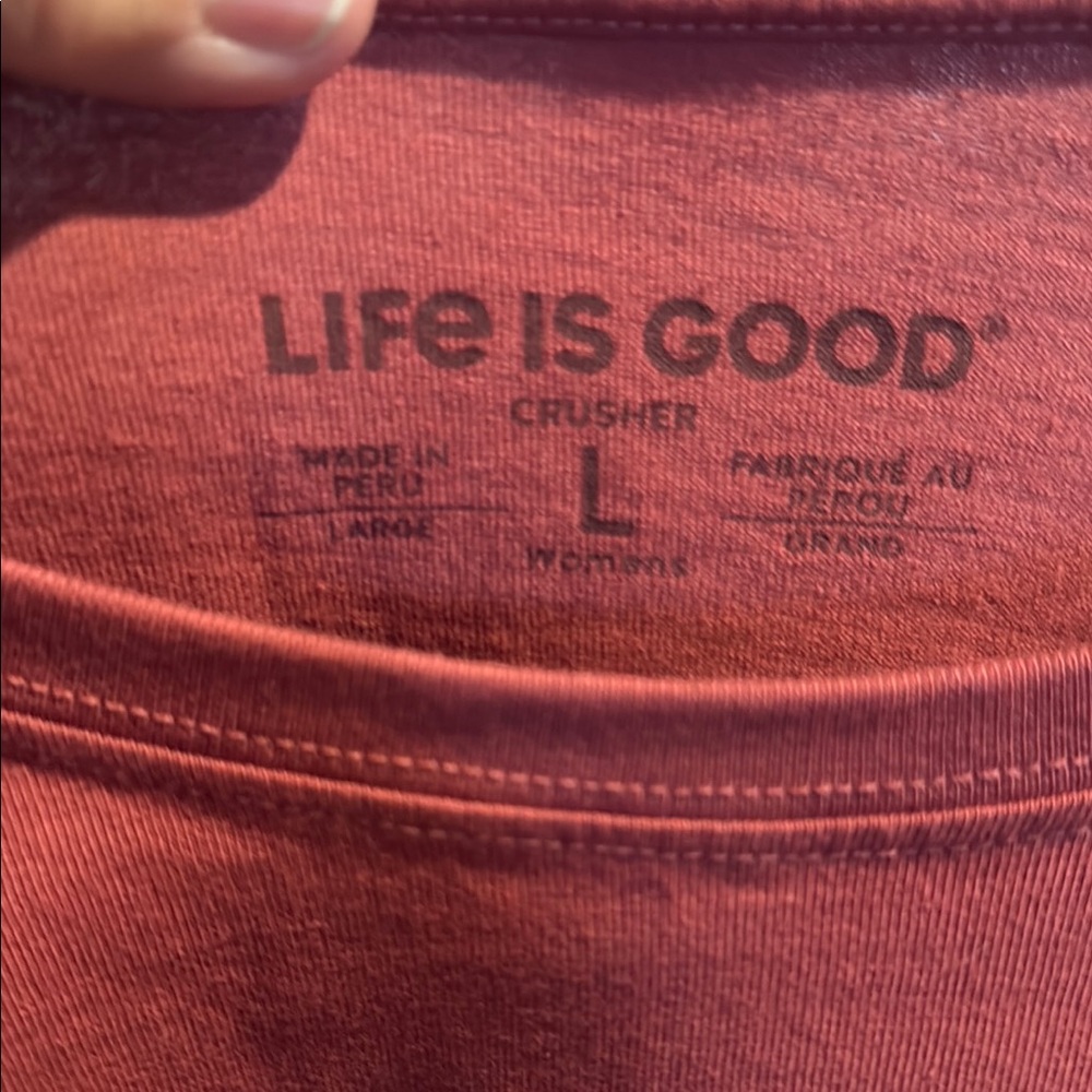 Life is Good Crusher Boston Tee. Size Large - Picture 2 of 6